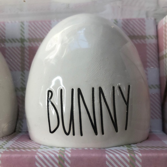 Rae Dunn set of 4 ceramic Easter eggs - Picture 6 of 6